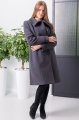 Płaszcz Natalia - czarny z kołnierzem 5440