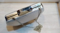 Elegancka torebka - srebrny 20A 77909