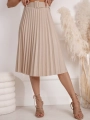 Plisowana spódnica midi z paskiem Gemma 68357