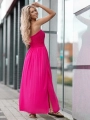 Letnia sukienka maxi z rozcięciem Bari 32992