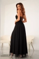 Sukienka czarna Princess Glow - gorsetowa z tiulową spódnicą Amaya 67021